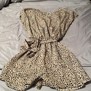 Cheetah romper